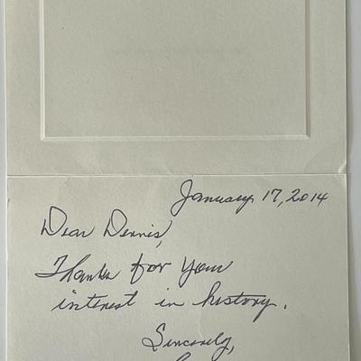 JFK assassination Gene Boone signed card