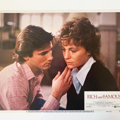 Rich and Famous original 1981 vintage lobby card