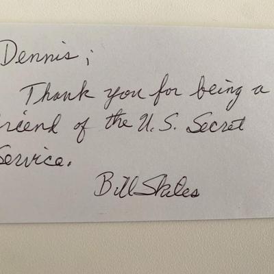 Author Bill Skiles original signature