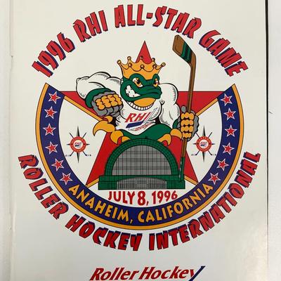 1996 RHI All-Star Game Roller Hockey International Official Souvenir Program Collector's Edition