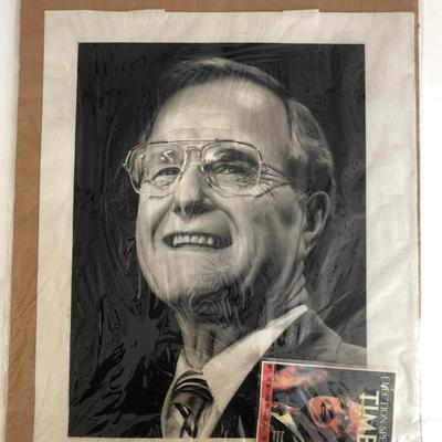 George H. W. Bush Original Print