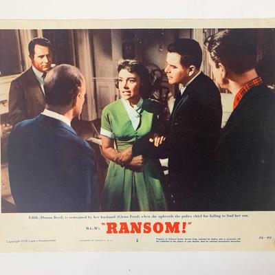 Ransome! original 1956 vintage lobby card