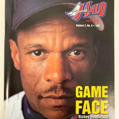Anaheim Angels Insider Magazine - Rickey Henderson - 1997 Vol.2 No. 6