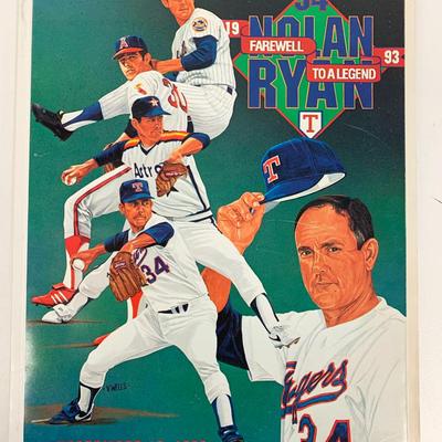 Nolan Ryan Commemorative Program September 12 1993