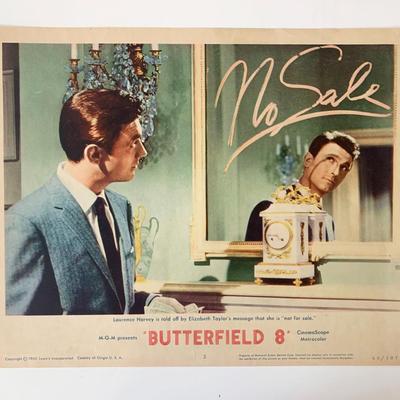 BUtterfield 8 original 1960 vintage lobby card