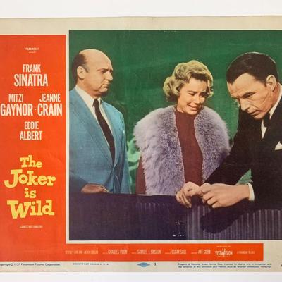 The Joker Is Wild original 1957 vintage lobby card