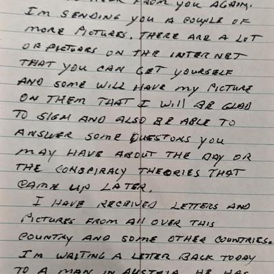 G. Barnett Signed Letter