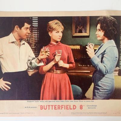 Butterfield 8 original 1960 vintage lobby card