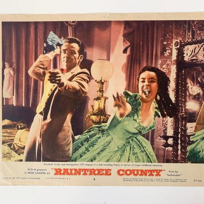 Raintree County original 1957 vintage lobby card