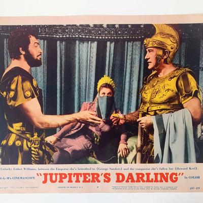 Jupiter's Darling original 1955 vintage lobby card