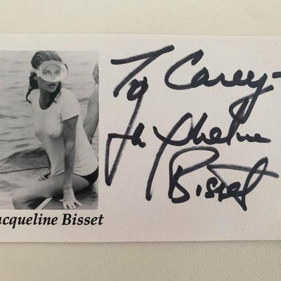 Bullit Jacqueline Bisset original signature
