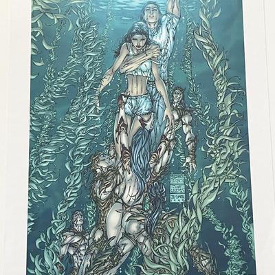 Michael Turner's Fathom Comic Poster