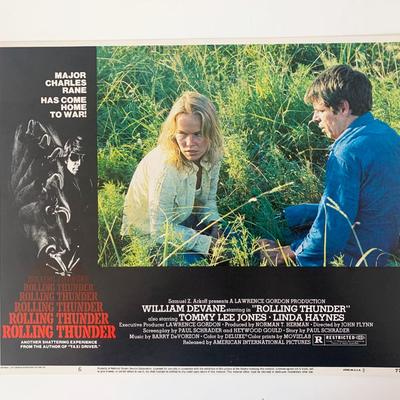 Rolling Thunder original 1977 vintage lobby card
