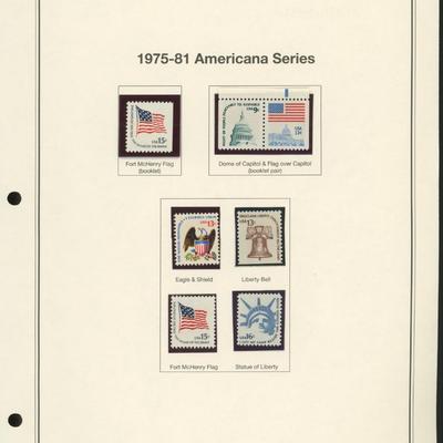 1975-81 American Series Stamp Set