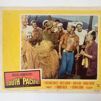 South Pacific original 1959 vintage lobby card