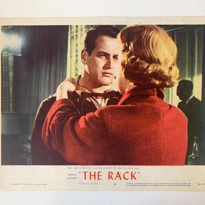 The Rack original 1956 vintage lobby card