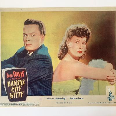 Kansas City Kitty original 1944 vintage lobby card