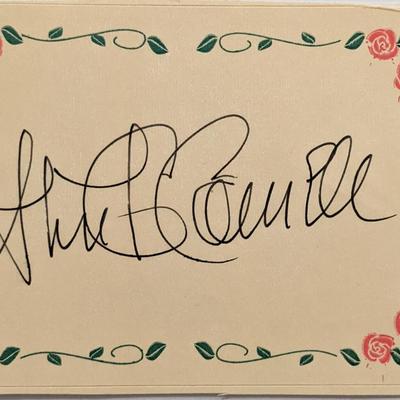 TV producer Stephen Cannell original signature