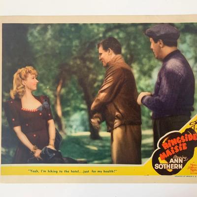 Ringside Maisie original 1941 vintage lobby card