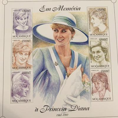 Princess Diana commemorative stamp set