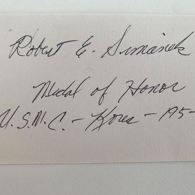 Robert E. Simanek original signature