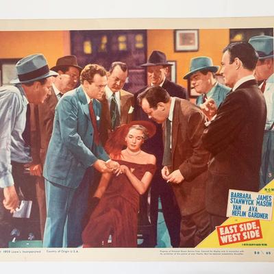 East Side, West Side original 1950 vintage lobby card