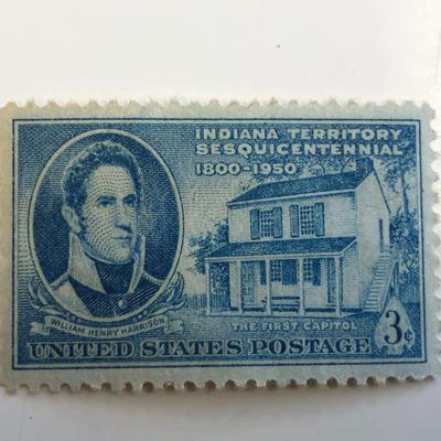 1950 3¢ Indiana Territory Issue 150th Anniversary Stamp