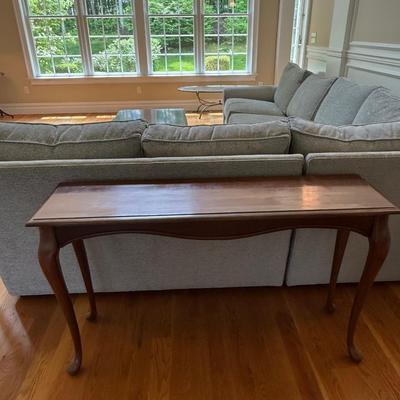 Queen Ann style sofa table