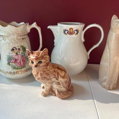Cats and jars