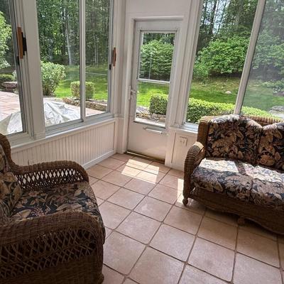 All weather porch/patio furniture, 5 piece!