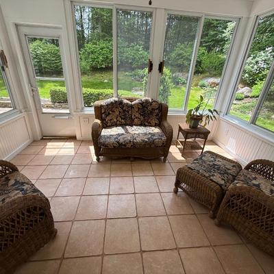 All weather porch/patio furniture, 5 piece!