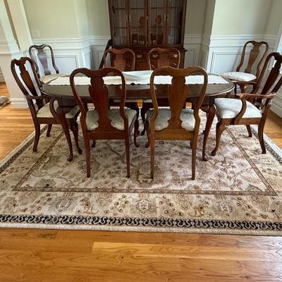 Gorgeous Kaoud ivory and gold oriental rug