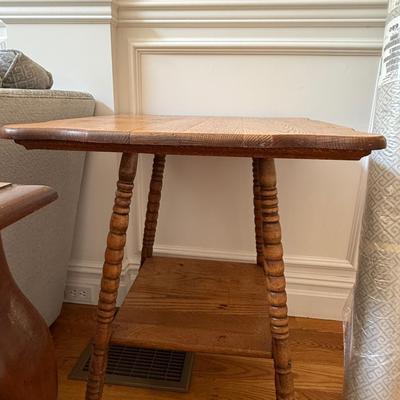 Beautiful barley twist square side table