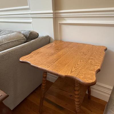 Beautiful barley twist square side table