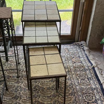 3 tile nesting tables