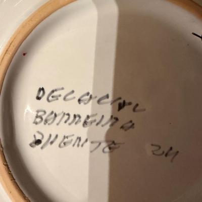 Hand painted Italian pottery