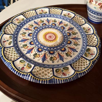 Hand painted Italian pottery