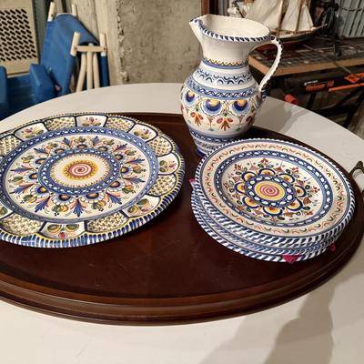 Hand painted Italian pottery