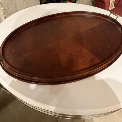 Pretty wood tray