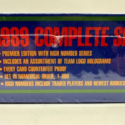 Sale Photo Thumbnail #261: Inside is Ken Griffey Jr.'s Rookie card plus 799 other cards.

1989 was the first year of the upper deck sets.