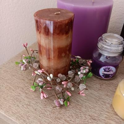 A VARIETY OF CANDLES