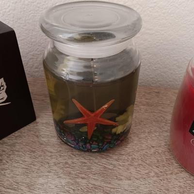 A VARIETY OF CANDLES