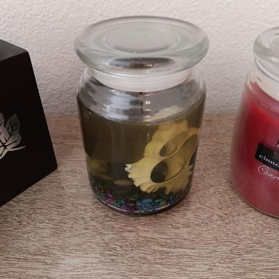 A VARIETY OF CANDLES