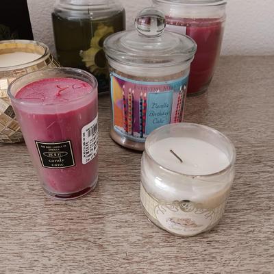 A VARIETY OF CANDLES