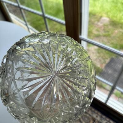 Four beautiful heavy crystal pieces