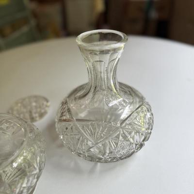 Four beautiful heavy crystal pieces