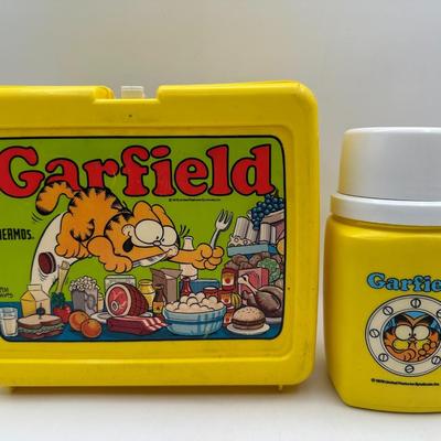 Vintage Lunch Boxes w/Thermoses Garfield and Go Bots