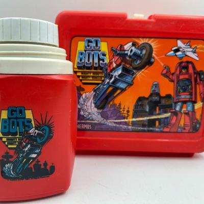 Vintage Lunch Boxes w/Thermoses Garfield and Go Bots