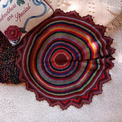QUEEN BLANKET, KNIT AFGHAN AND LAP THROW