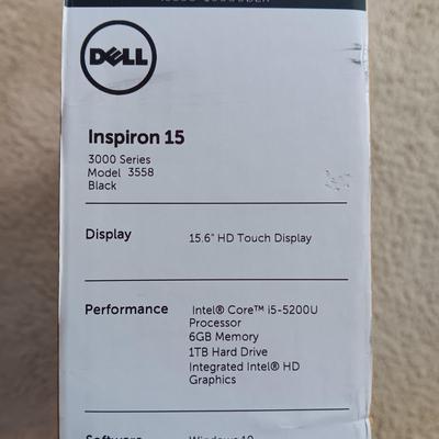 WORKING DELL INSPIRON 15 LAPTOP & HP NOTEBOOK PC (NOT WORKING)